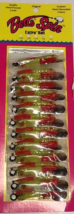 236747960.jpg Betts Spin 1/16 Chartreuse Red Dot 12/cd